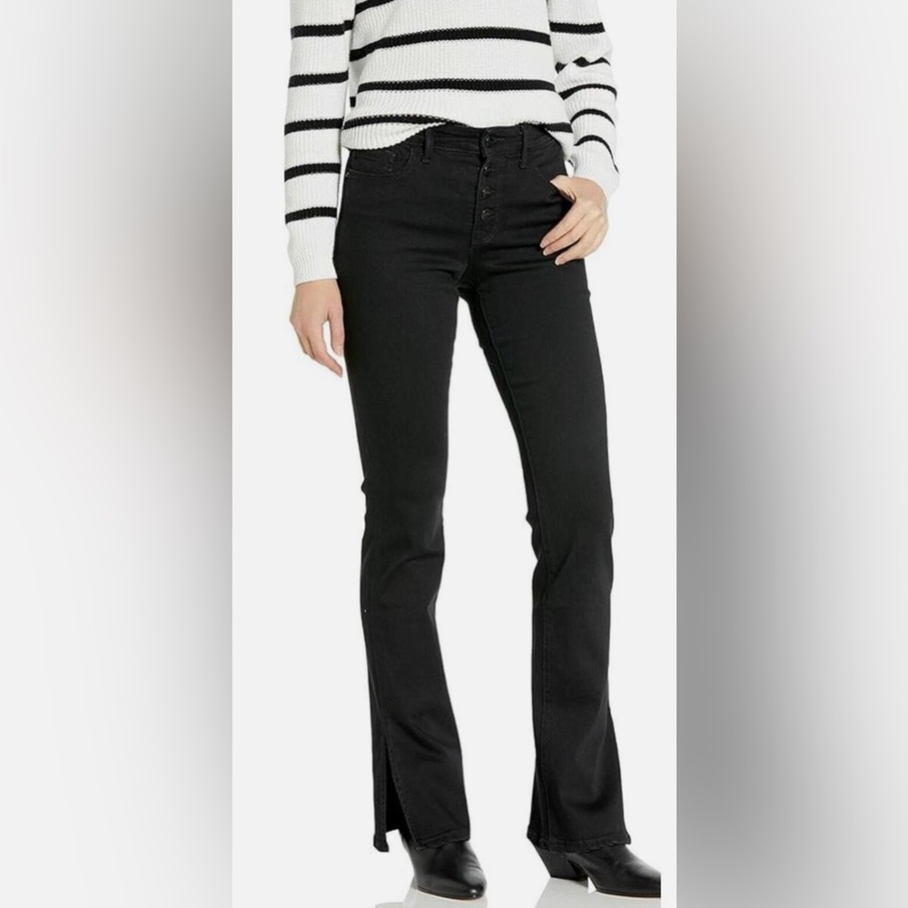 Sanctuary Standard High Rise Side Slits Demi Boot Cut Jean Size 26